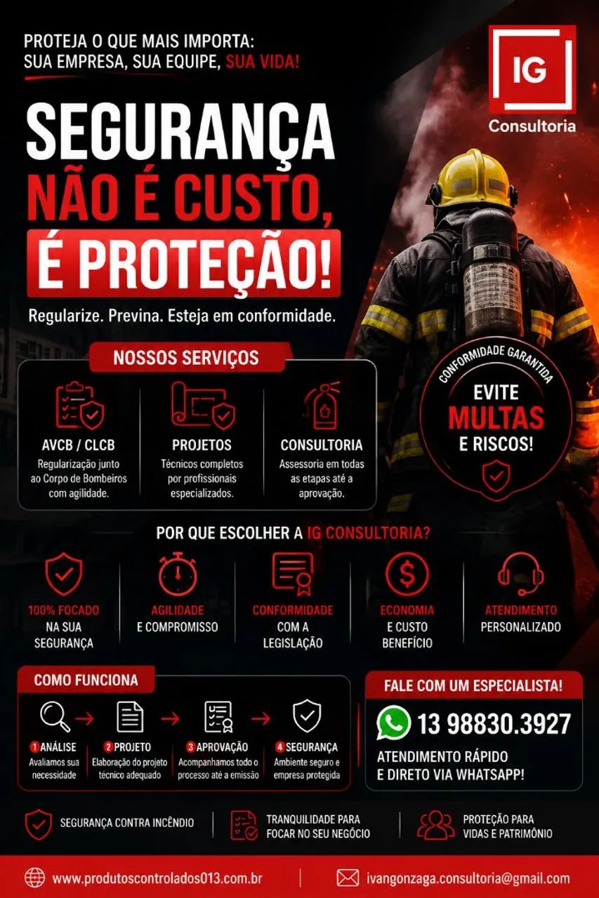 AVCB e CLCB | Regularização junto ao Corpo de Bombeiros