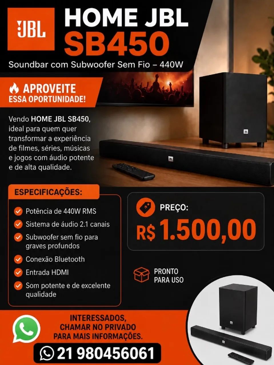 Home JBL Sb450