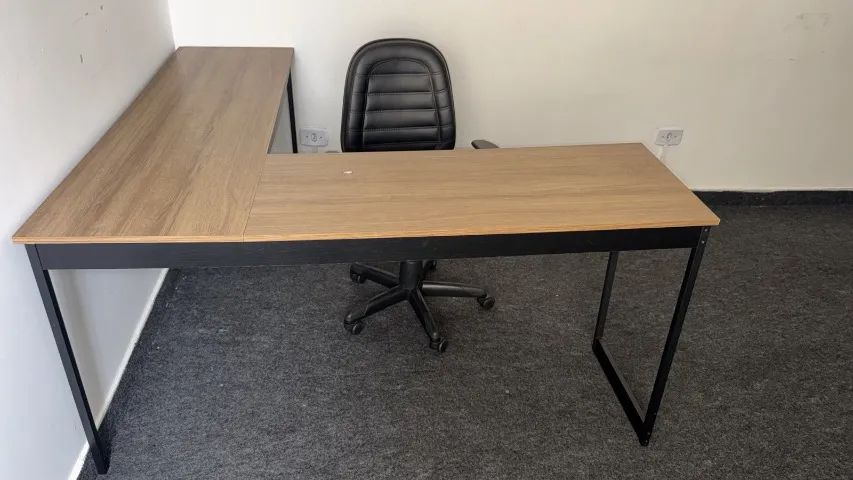 Mesa em L escritório  - Foto 2