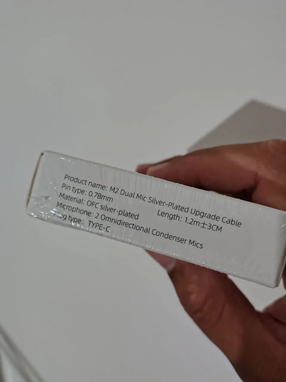Cabo KZ M2 Tipo-C Com Chip DAC E Microfone Duplo (Novo Lacrado) - Foto 2