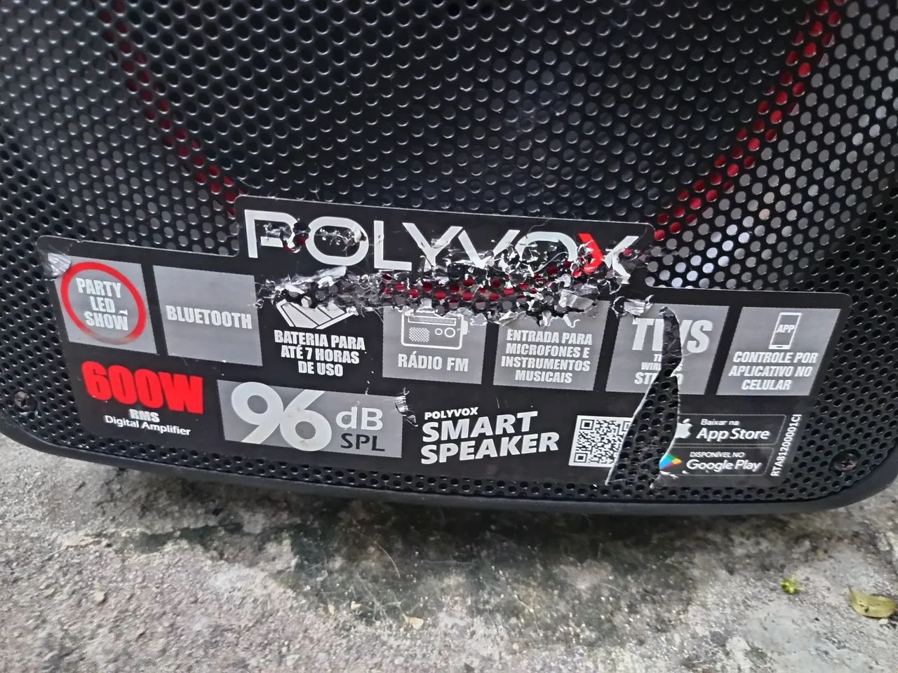 Caixa de som polyvox 600w . - Foto 3
