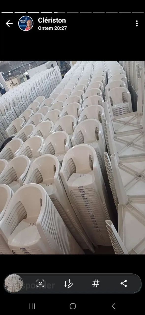 CADEIRA PLÁSTICA POLTRONA NA PROMOÇÃO - Foto 2