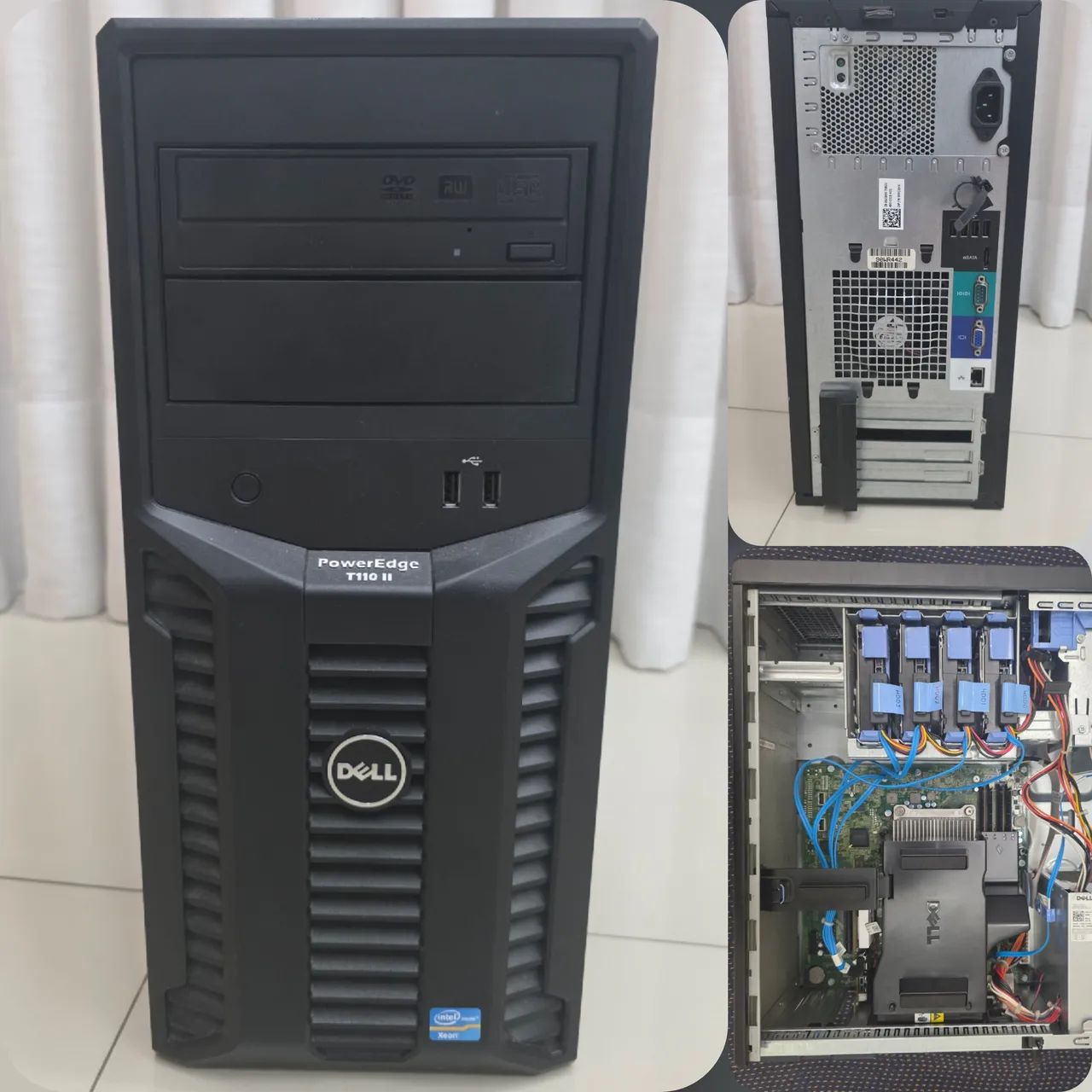 Servidor Dell PowerEdge T110 II | 32GB ECC | 2x SAS 1TB + 2x SATA | Homelab / Proxmox