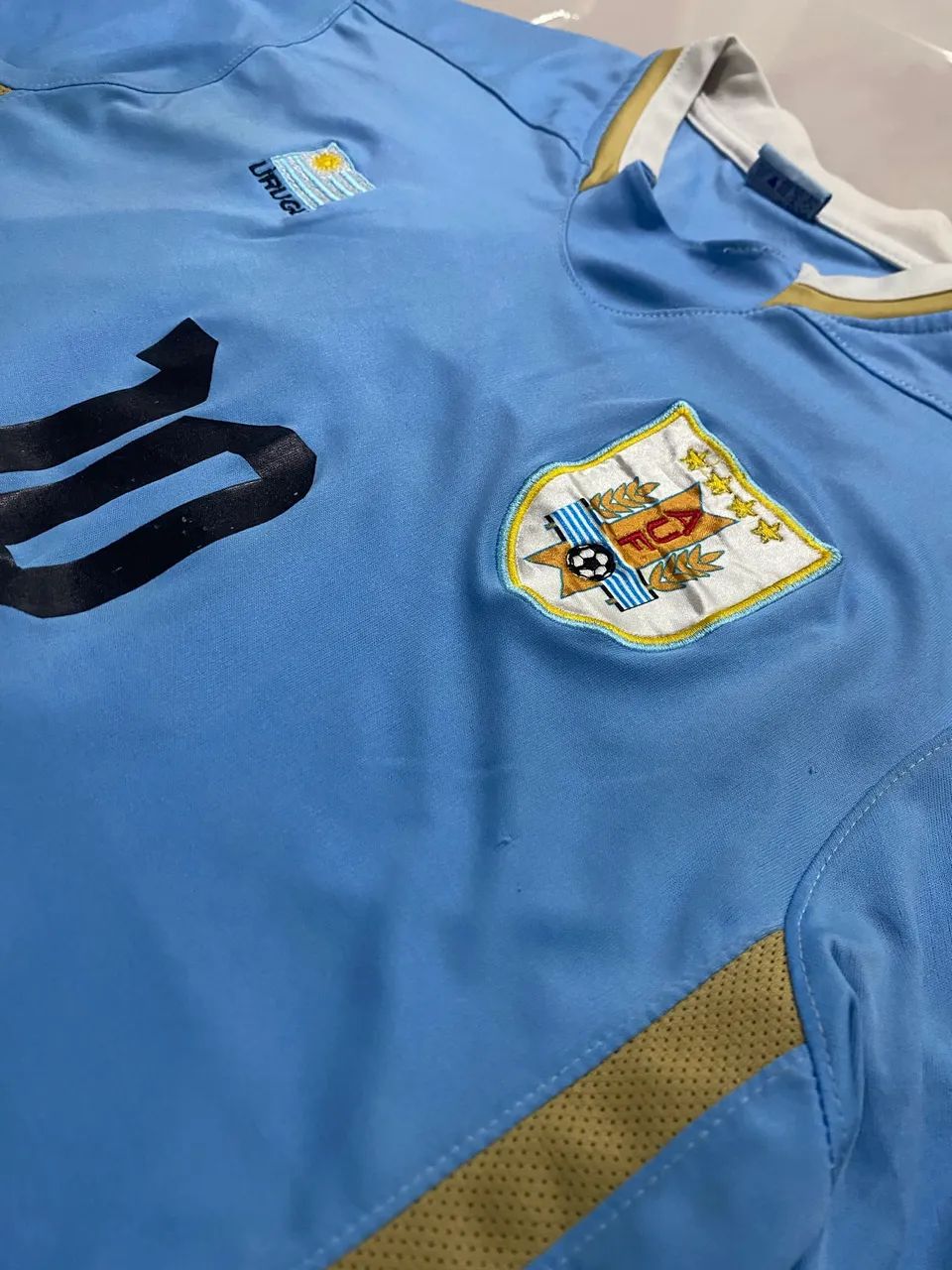 Camisa Uruguai 2014 retrô  - Foto 5