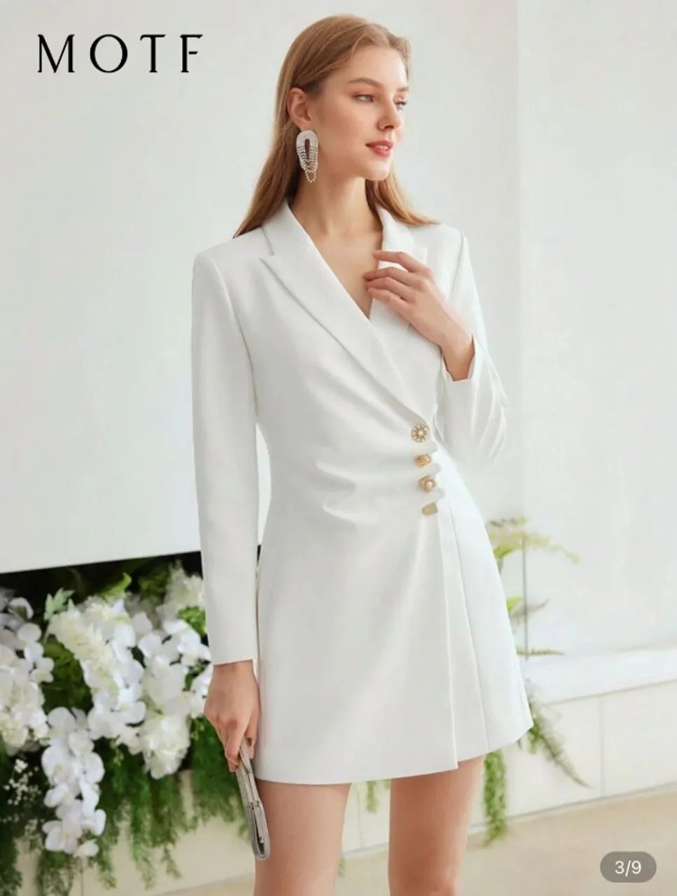 vestido blazer branco noiva  - Foto 5