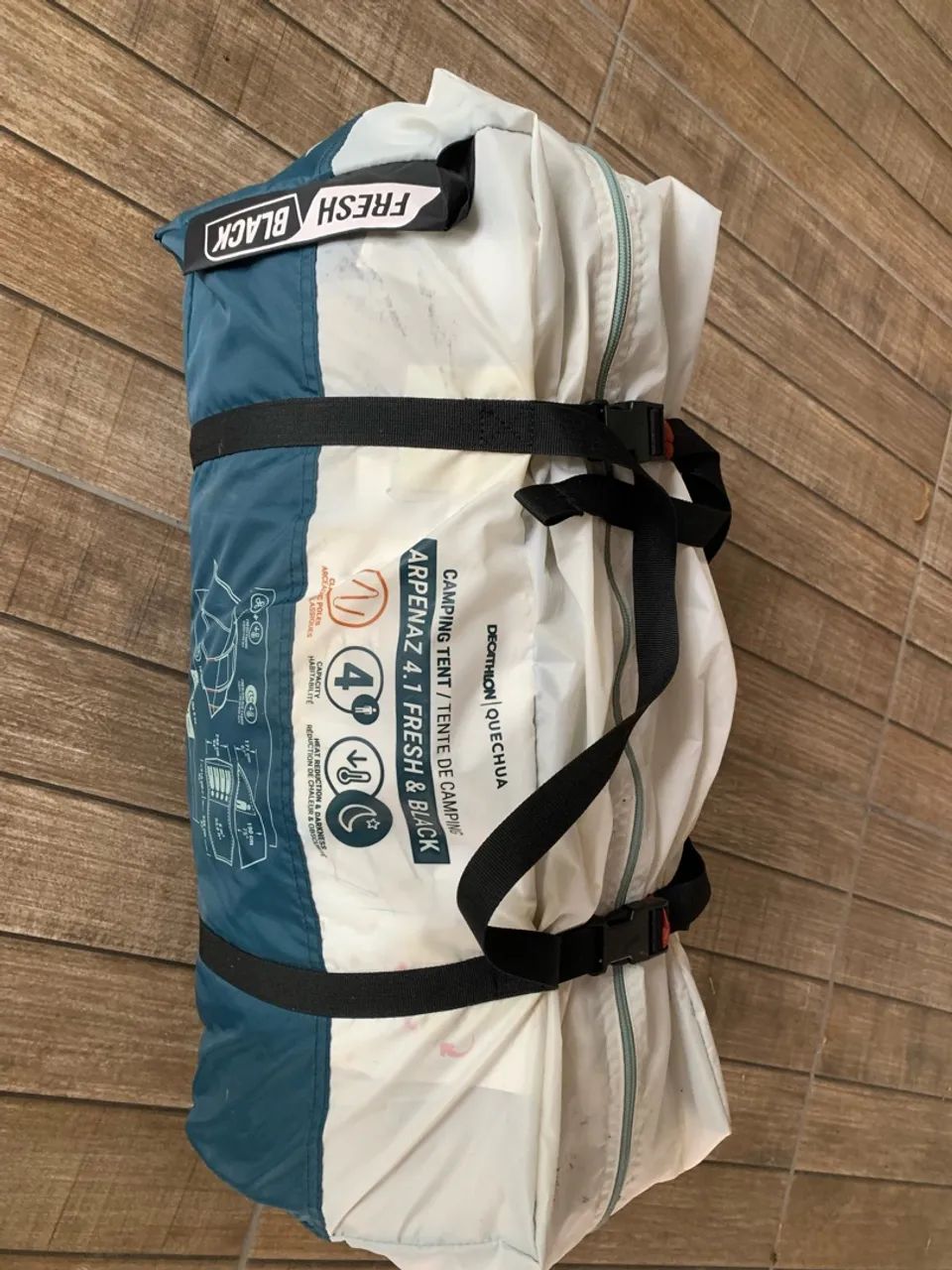 Barraca quechua 4.1  fresh & black - Foto 3