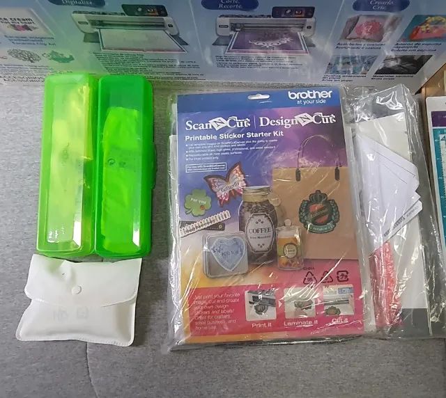 Brother Scan N Cut - Plotter de Corte - CM650W: Diversas Bases + Kit+ Peças Extras - Foto 2