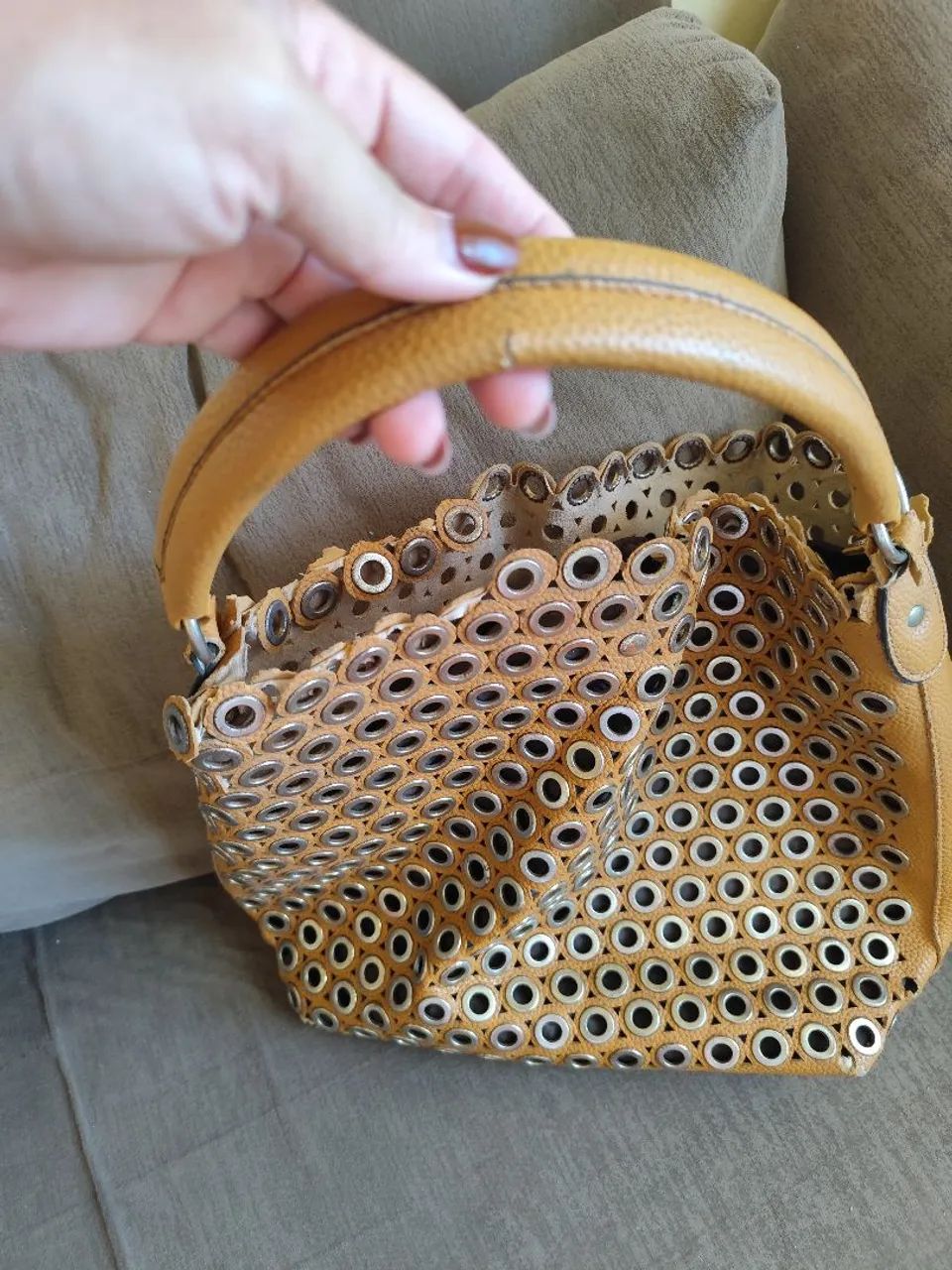 Bolsa grande de couro  - Foto 3