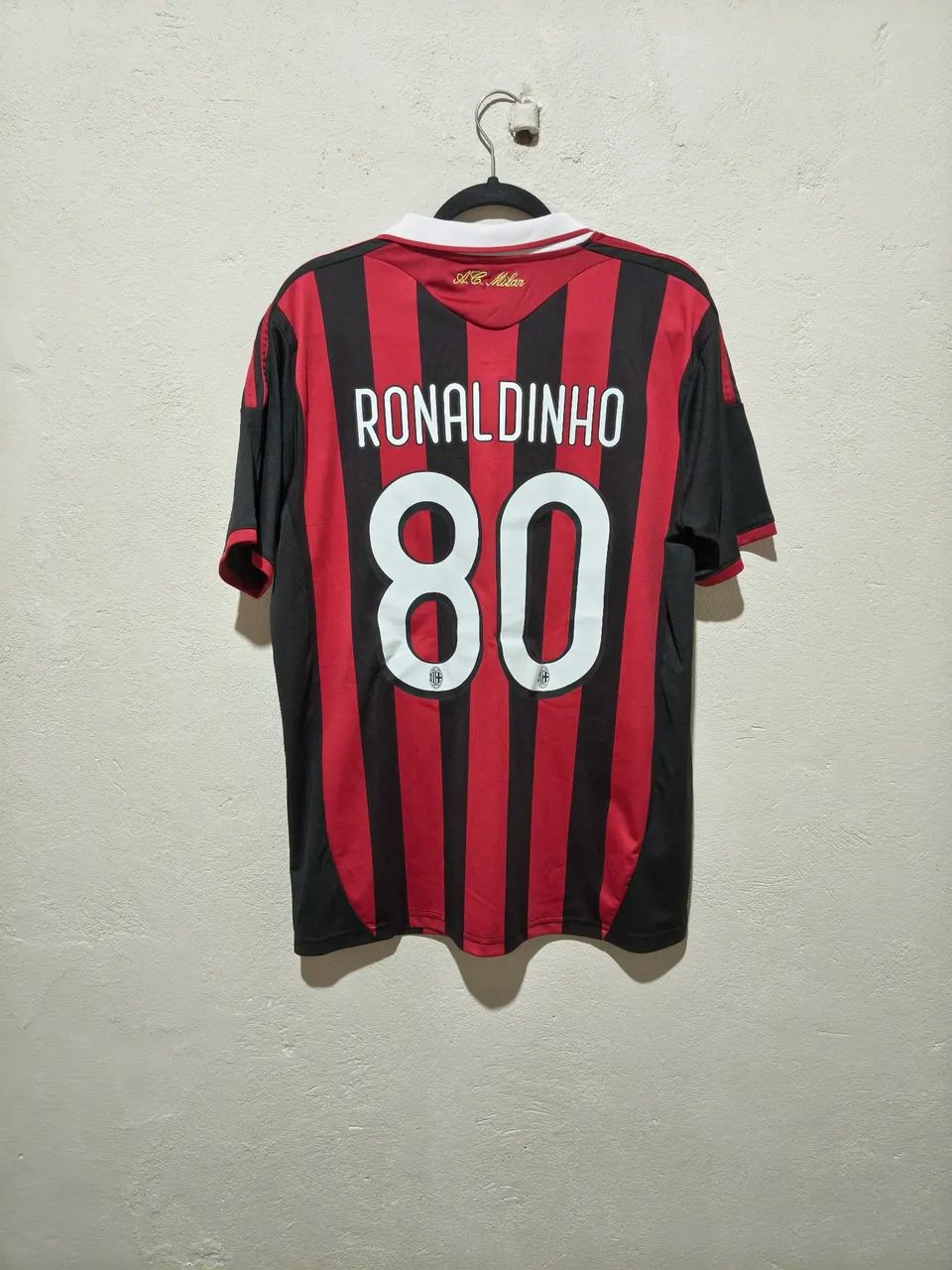 Camisa do Milan, Ronaldinho, 80, G - Foto 2
