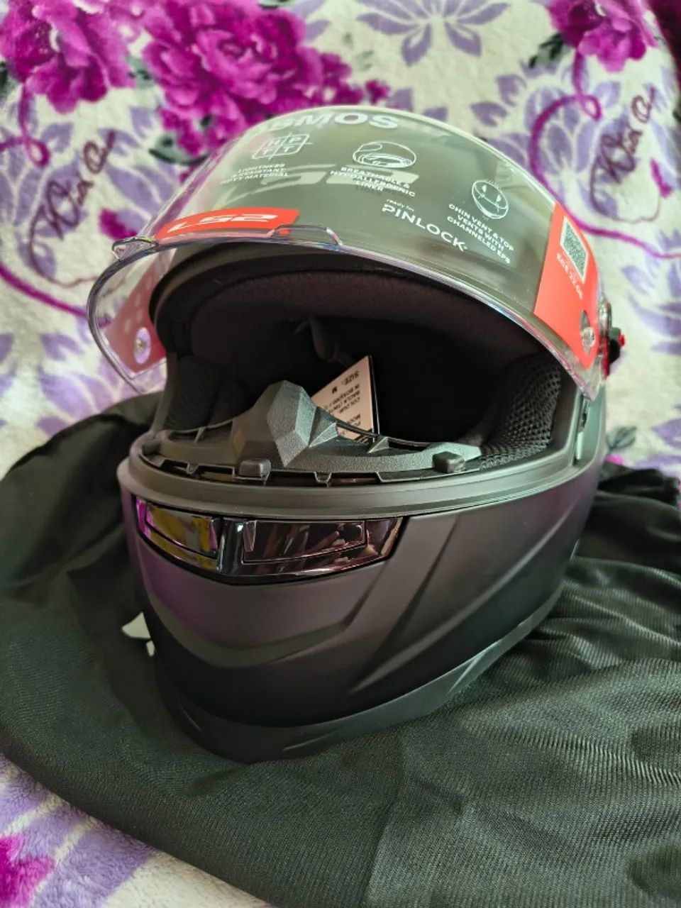 Capacete ls2 preto - Foto 2