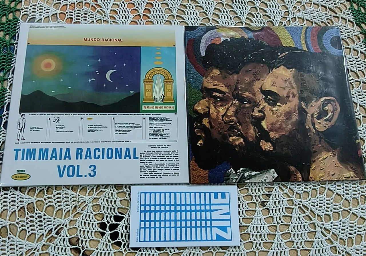 LPs Tim Maia Racional vol.3 e Criolo, Amaro e Dino - Foto 3
