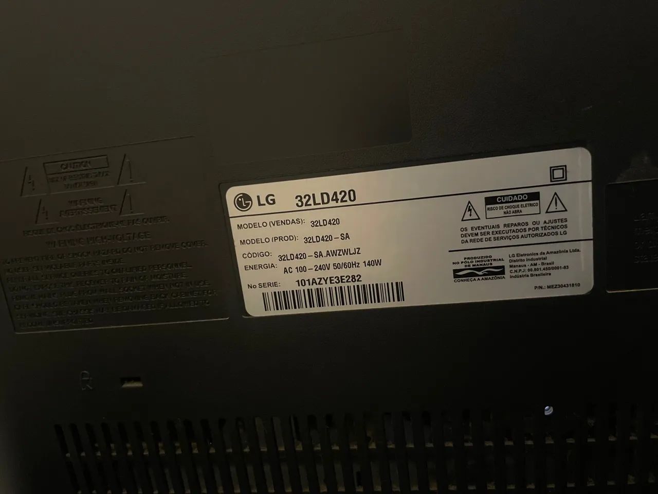 TV LG 32 polegadas - Funcionando  - Foto 2