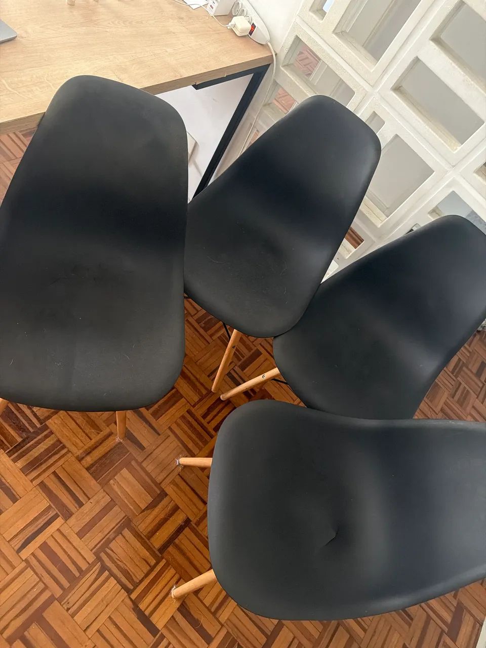 4 Cadeiras de sala de jantar eiffel - Foto 3