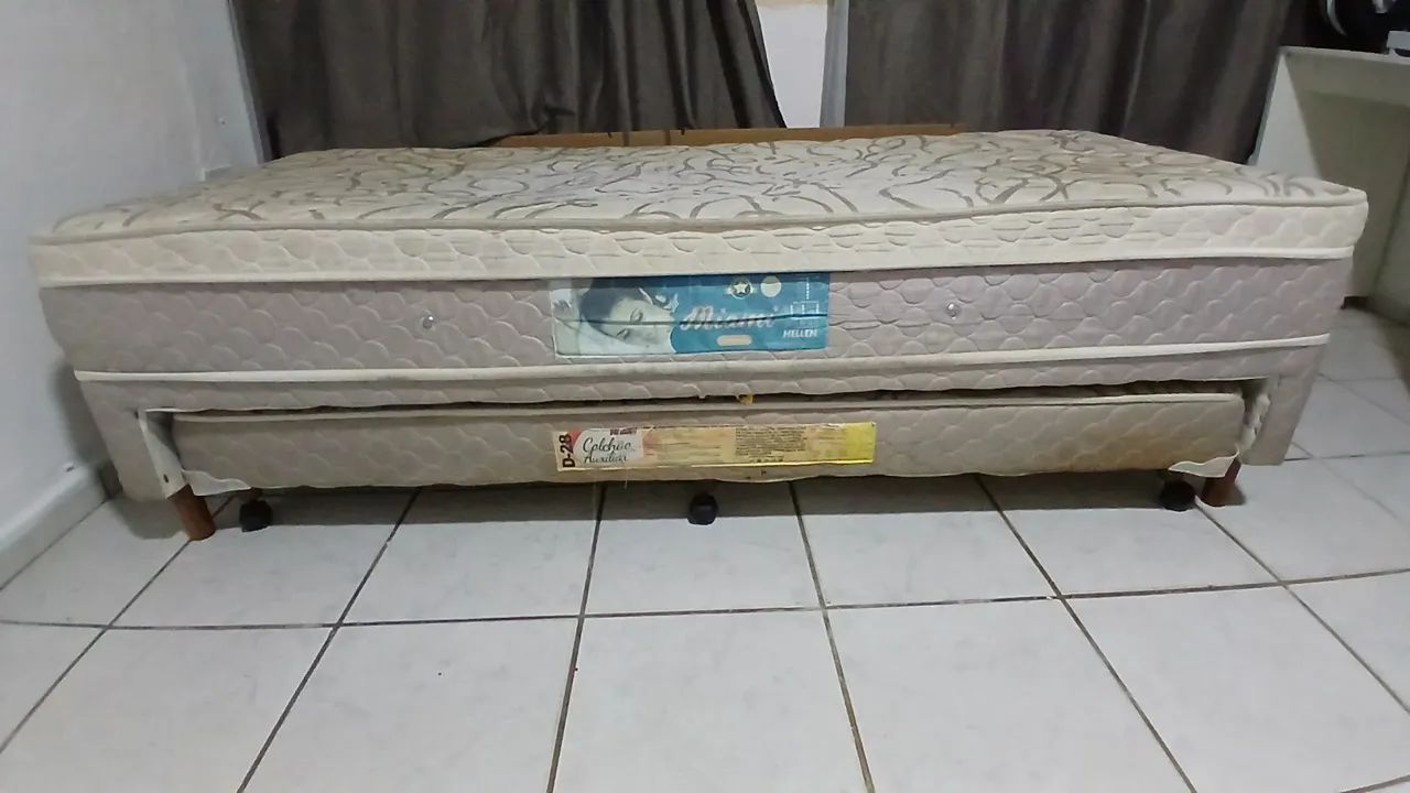 Cama Box Solteiro com Cama Auxiliar - R$ 60,00 - Foto 4
