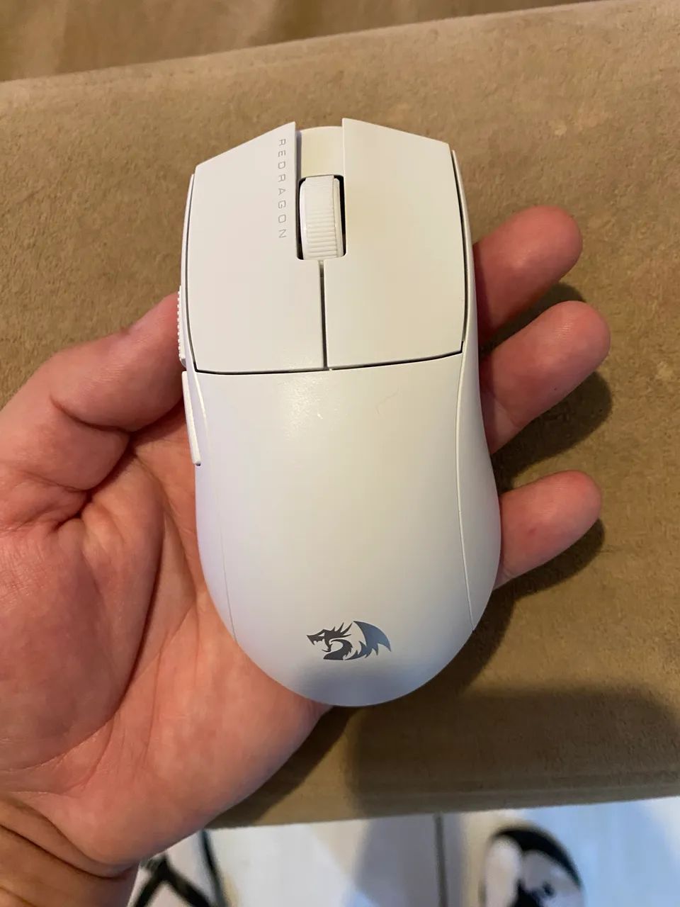 Mouse Redragon King Pro 4K Branco | PAW3395 | 4000Hz | NF + Caixa | Impecável - Foto 6