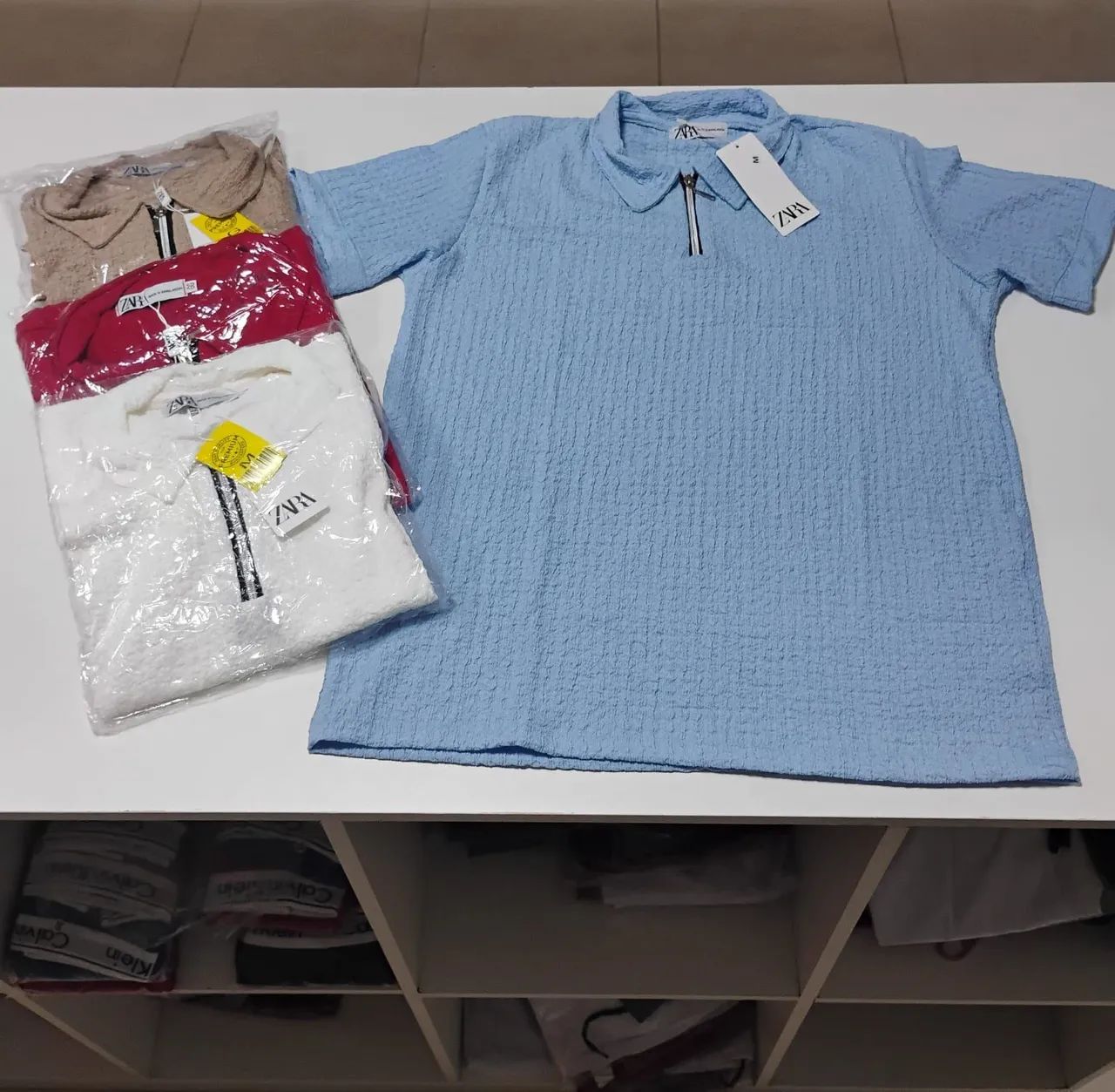 Camisa pólo texturizada no atacado  - Foto 3