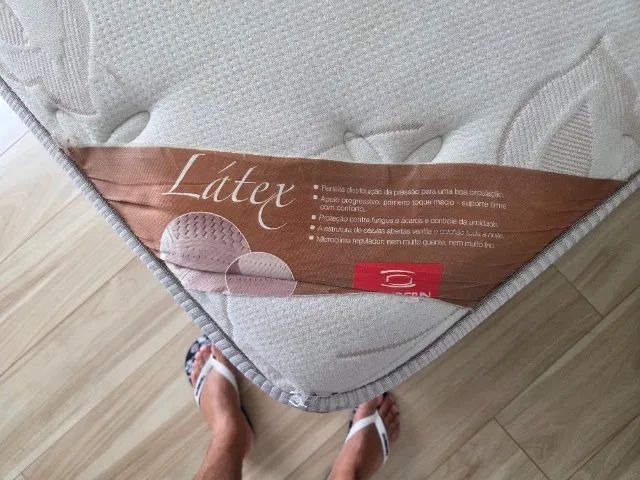 Colchão Orthocrin Exception Látex - Excelente Estado - Foto 3