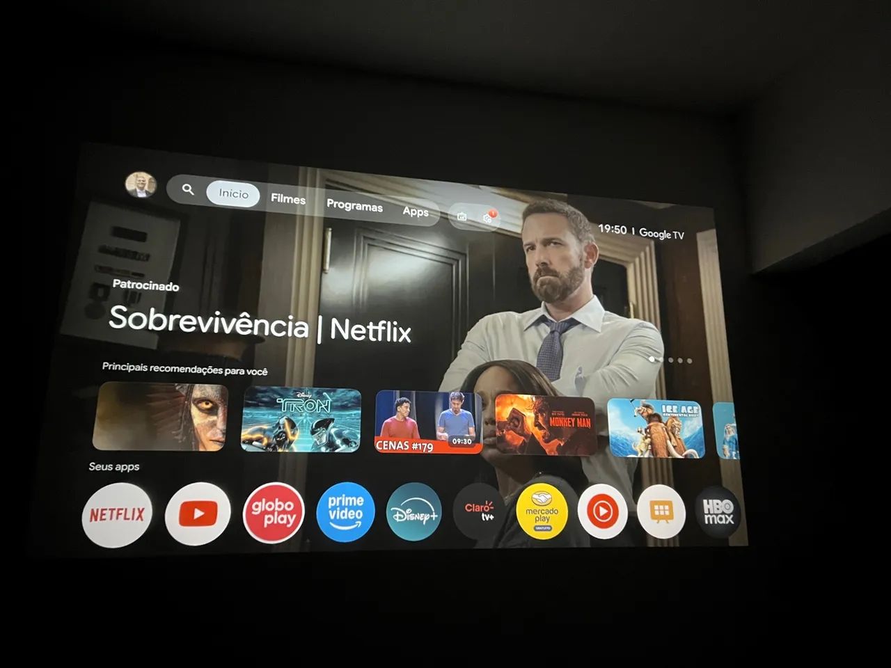 Projetor WUPRO G2 com Google TV - Foto 4