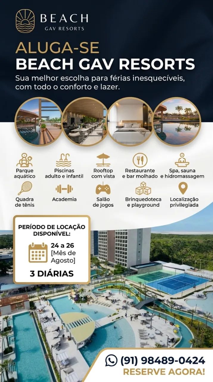 BEACH - GAV Resorts em Salinas - Foto 2