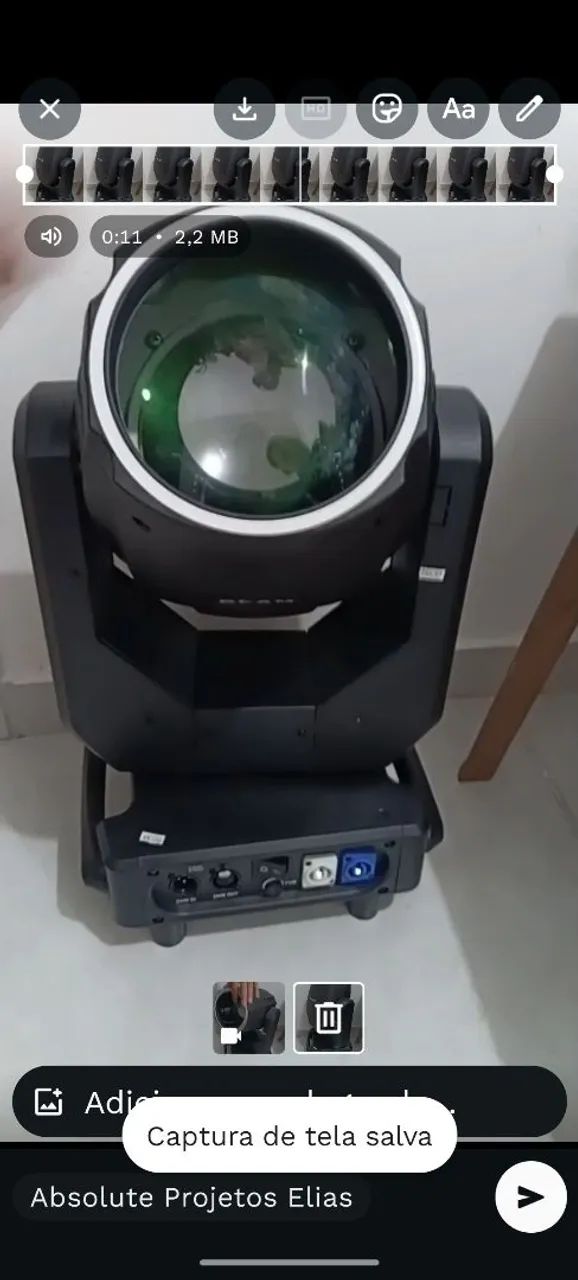 equipamento é um Moving Head (cabeça móvel) - Foto 4
