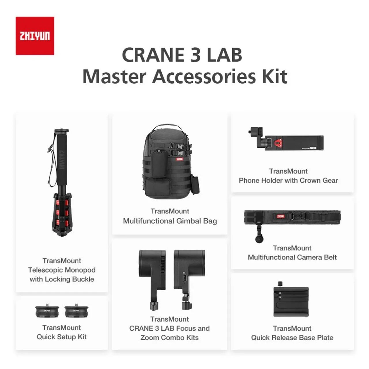 Kit Master Acessórios Para Crane 3 Lab Com Mochila Multifunc - Foto 4