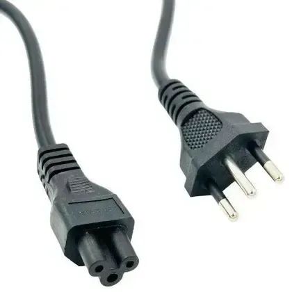 Cabo de energia tripolar - notebook e outros - entrega grátis em Campo Grande MS
