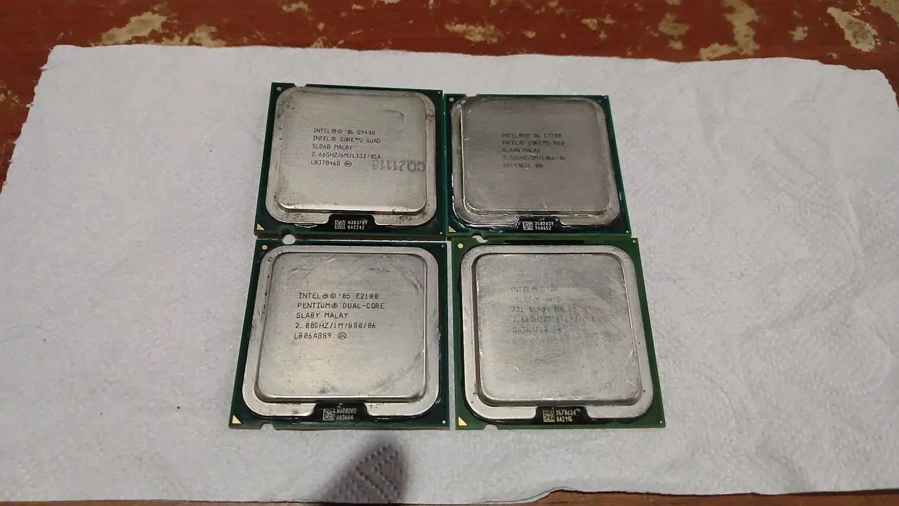 Lote 4 Processadores Intel LGA 775 ? Core 2 Quad, Core 2 Duo + 2 - Foto 5