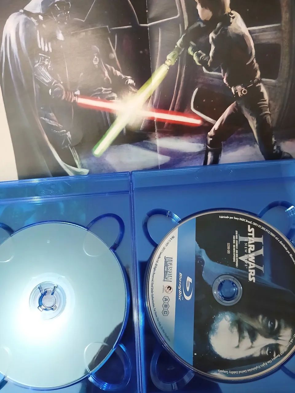 Box blu-ray "star wars" a saga completa( 9 discos) usado  - Foto 5