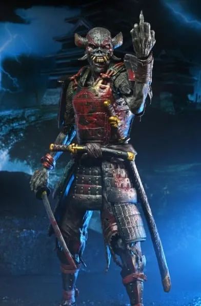 Iron Maiden Eddie NECA製フィギュア2体セット 未使用品 Boneco Articulado Eddie 2 Minutes To Midnight Iron Maiden Neca