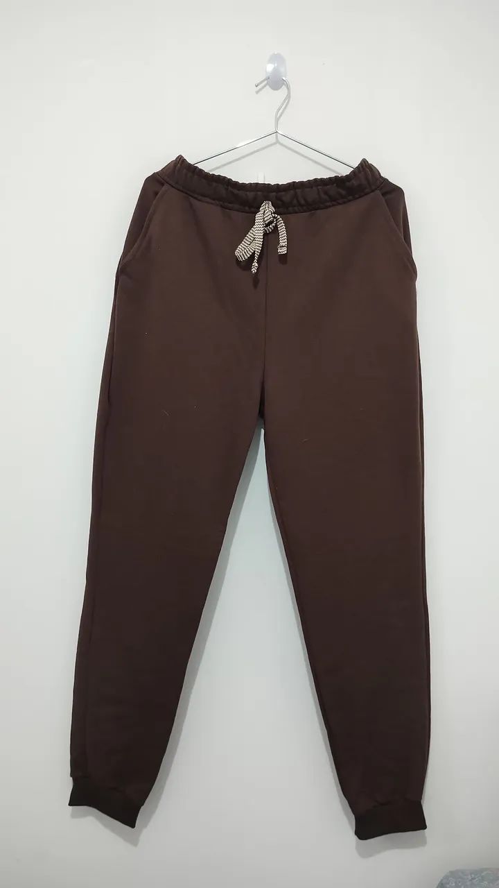 Calça moletom Marrom