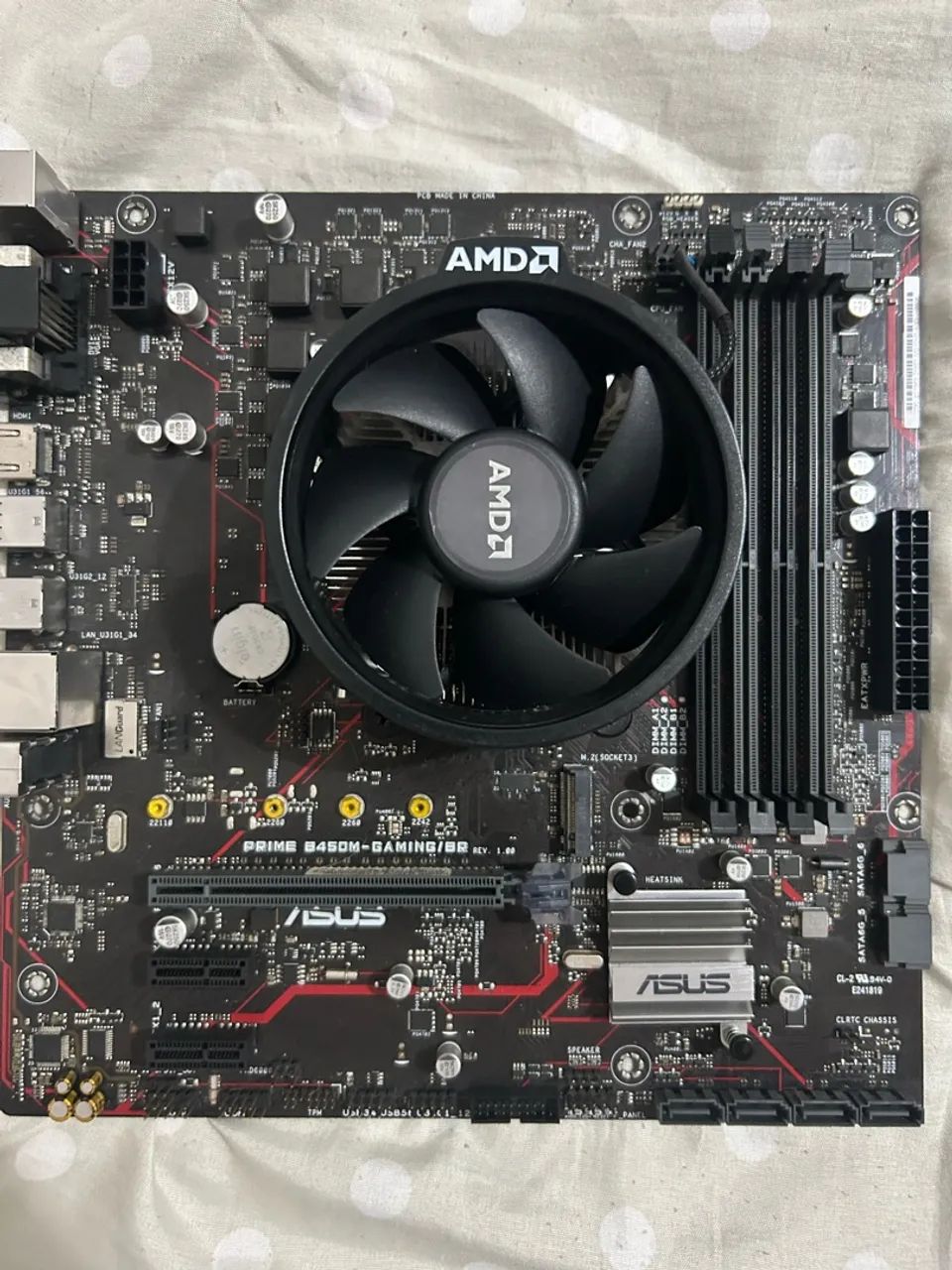 Defeito - ASUS Prime B450 Gamming/BR  - Foto 3