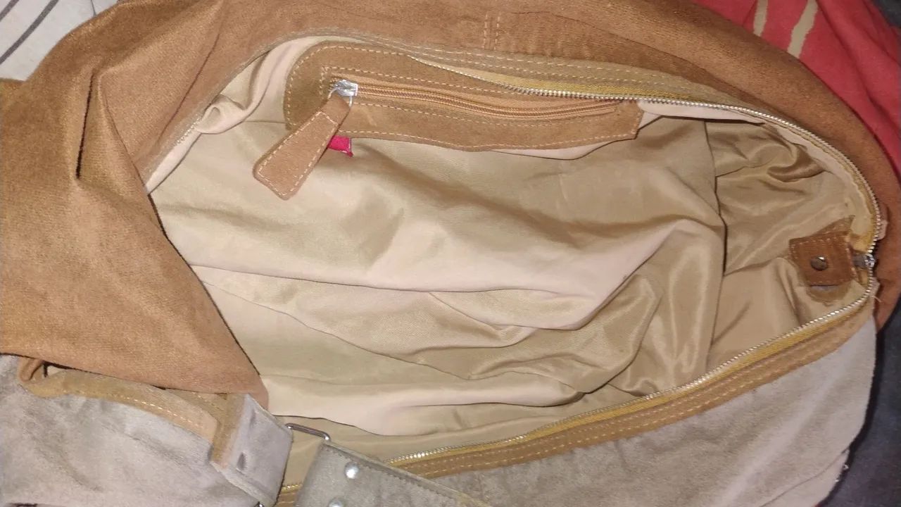 Bolsa de Camurça Original em perfeito estado  - Foto 5