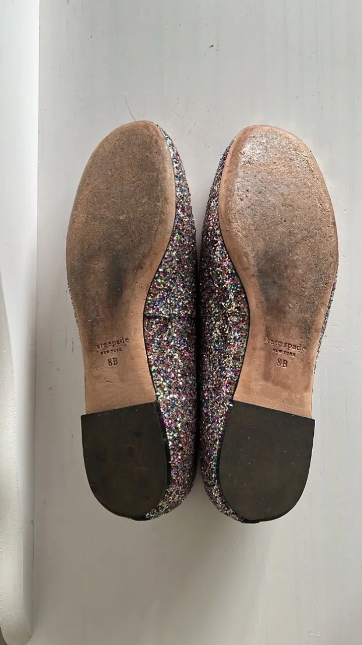 Sapatilha de glitter Kate Spade - Foto 5