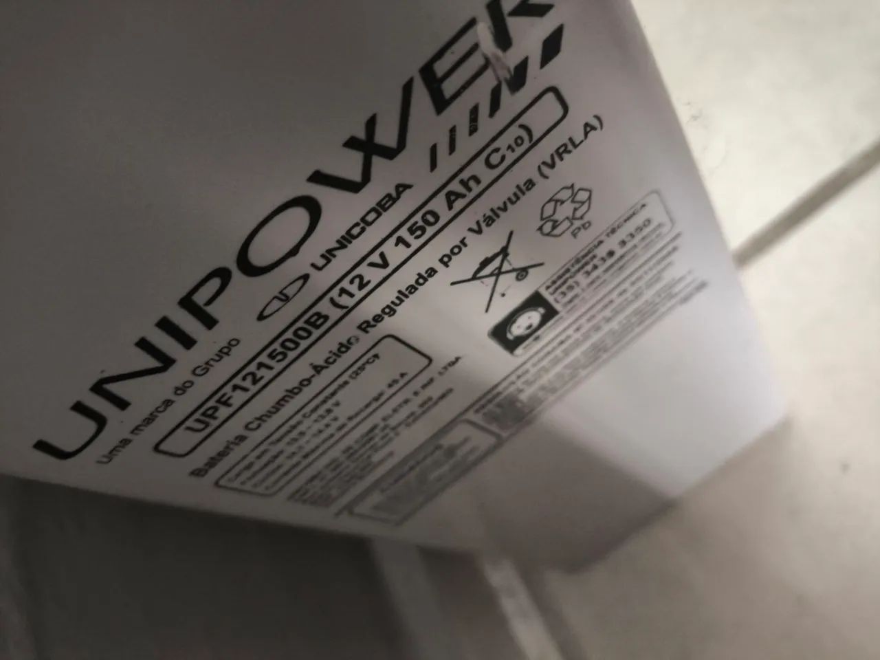 bateria estacionaria uni Power 150a