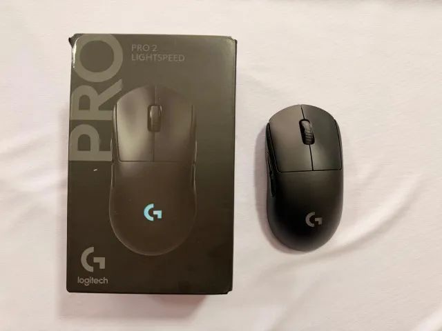 Mouse Gamer Logitech PRO 2 LIGHTSPEED Preto - Usado