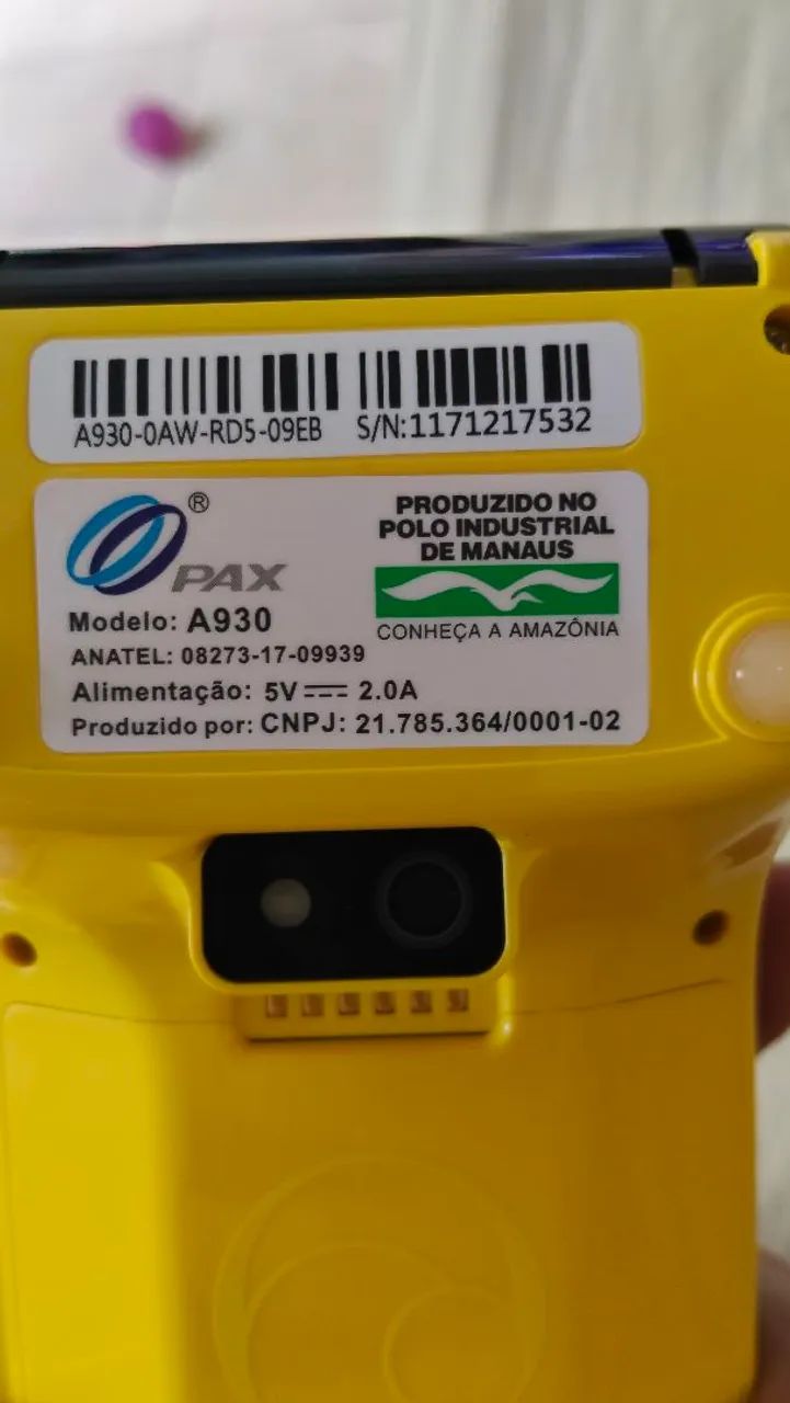 Moderninha Smart PagSeguro com Impressora e Bobinas - Foto 2