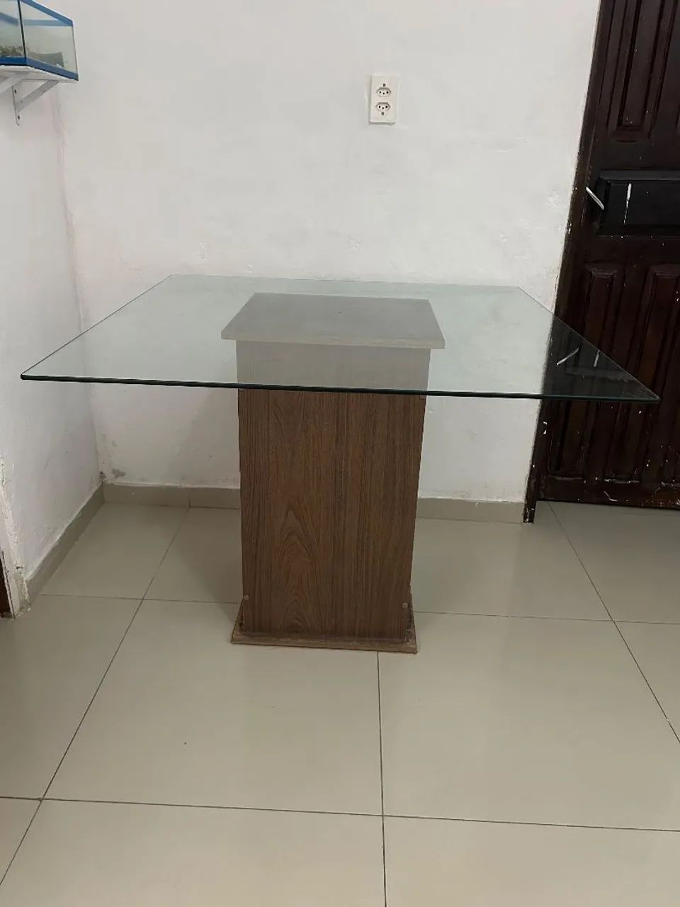 mesa com tampo de vidro  - Foto 2