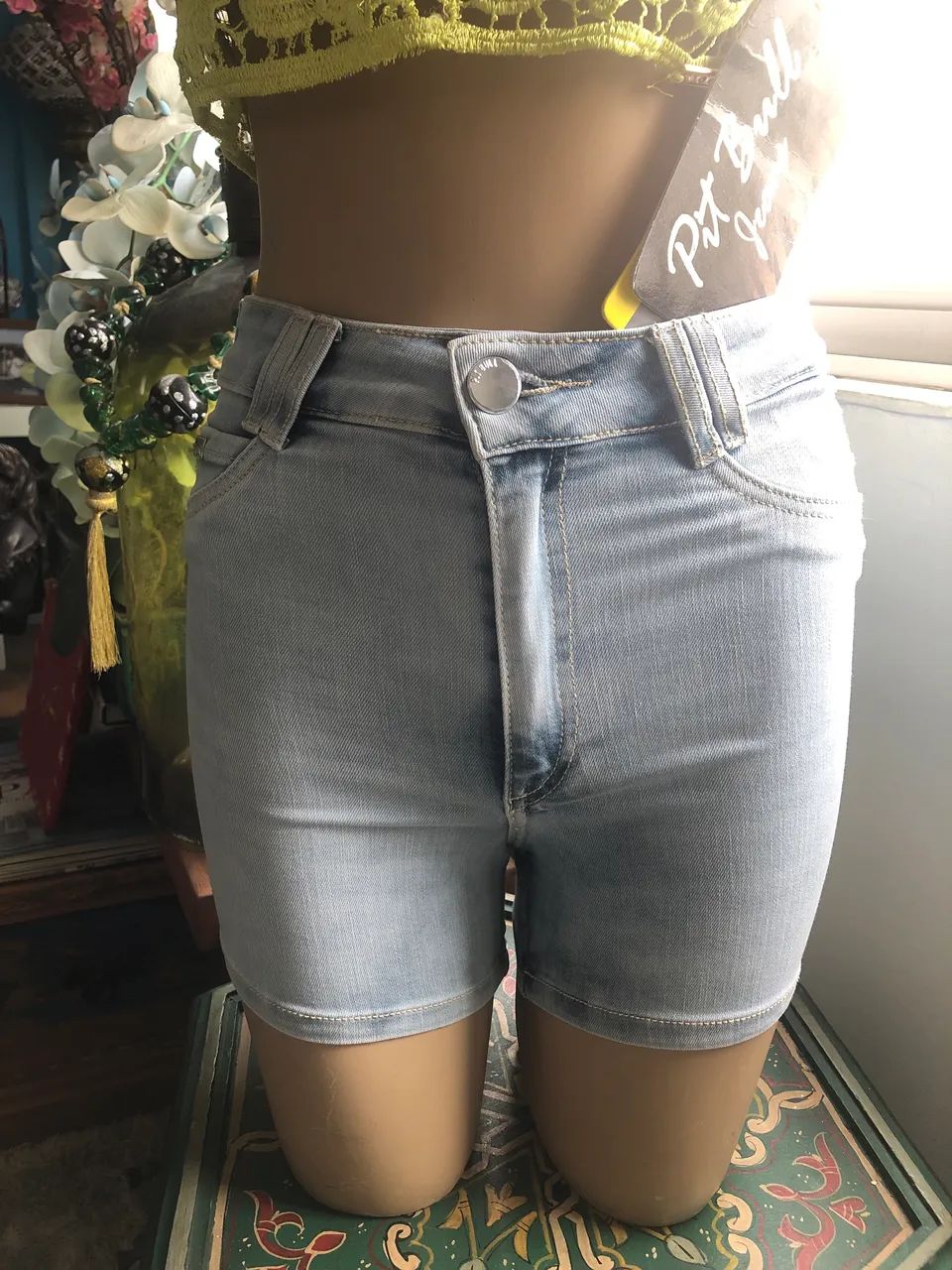 Shorts Jeans 36 Marca Pit Bull Original 
