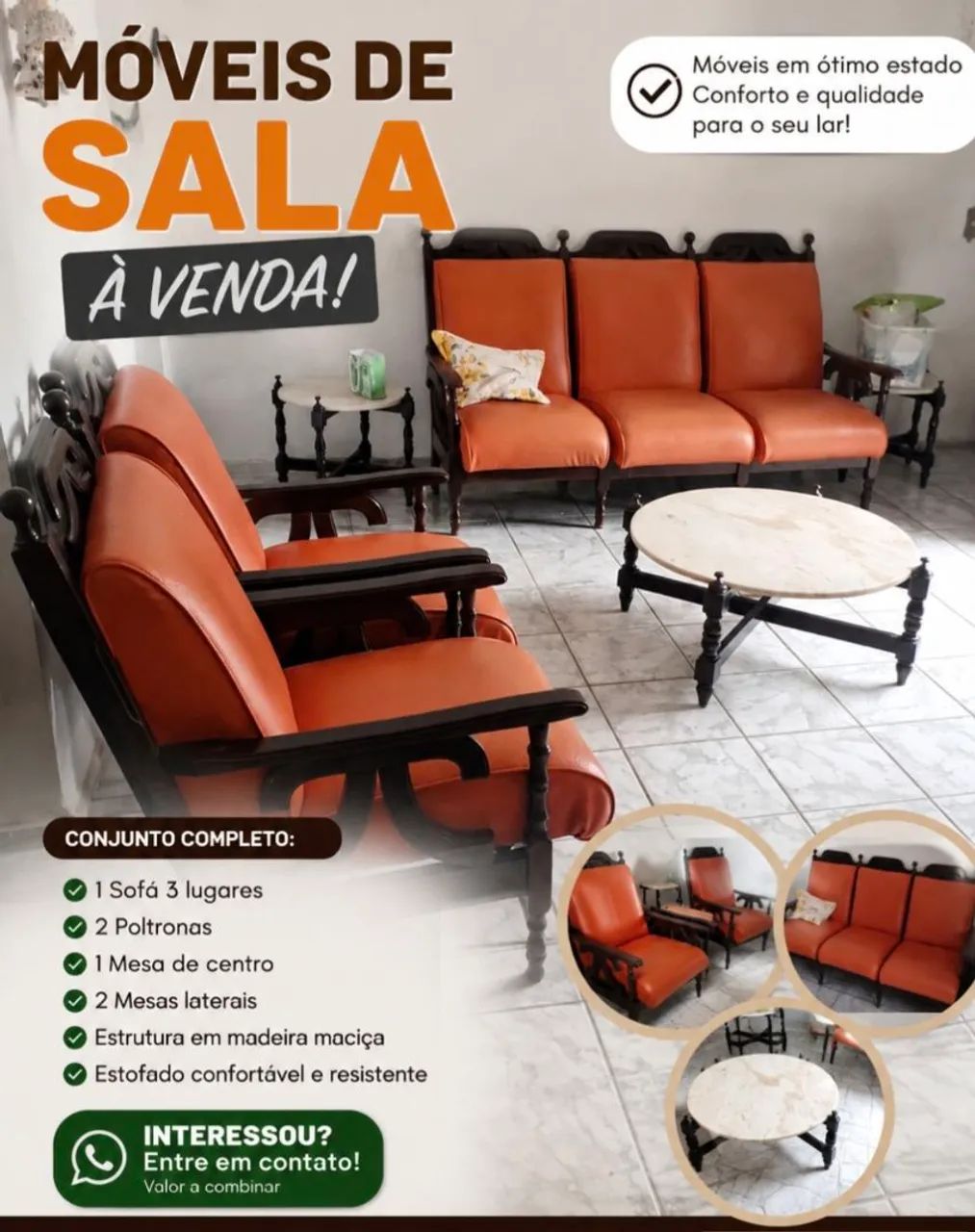 Sala completa pra venda!