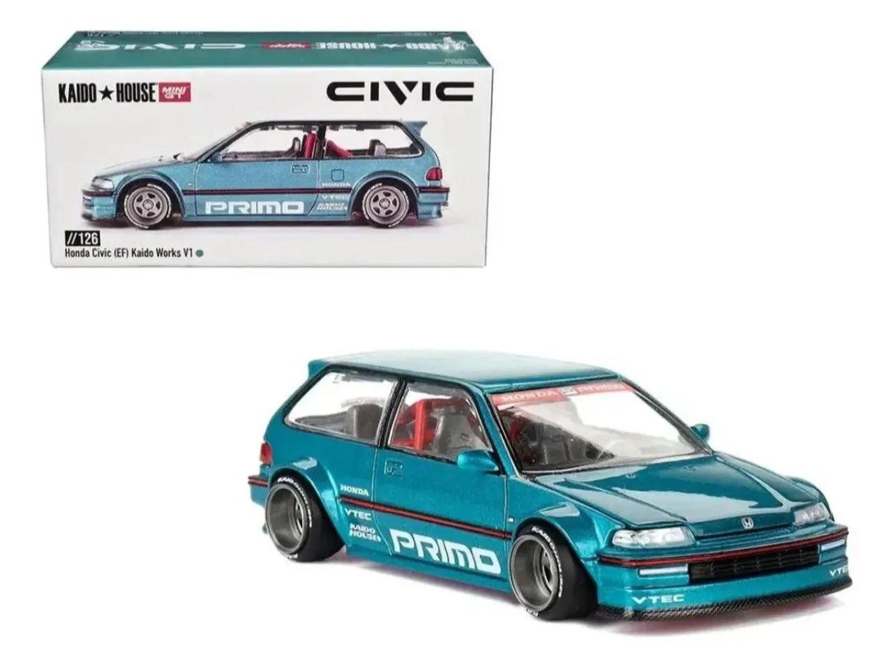 Ef Civic Honda House Kaido Gt Mini Civic Honda House Kaido ミニカー //179 Azul V1 Roulette Kaido ミニカー