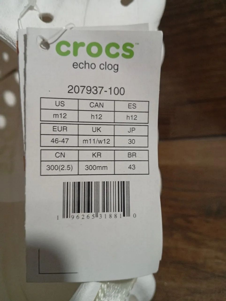 CROCS ECHO CLOG nova sem uso com etiqueta original  - Foto 2