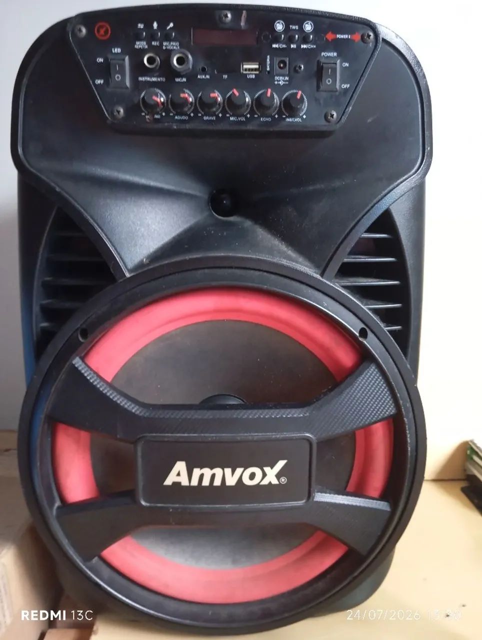 Caixa de som Amvox