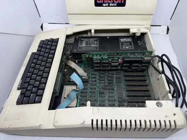 Micro Computador Apple 2 Unitron Apii 64k Raro No Estado (Usado) - Foto 5