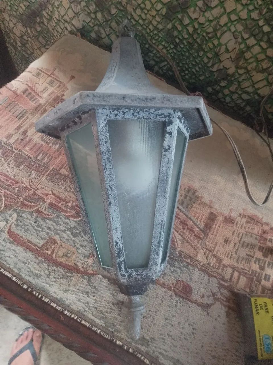 Lustre antigo medieval  - Foto 4