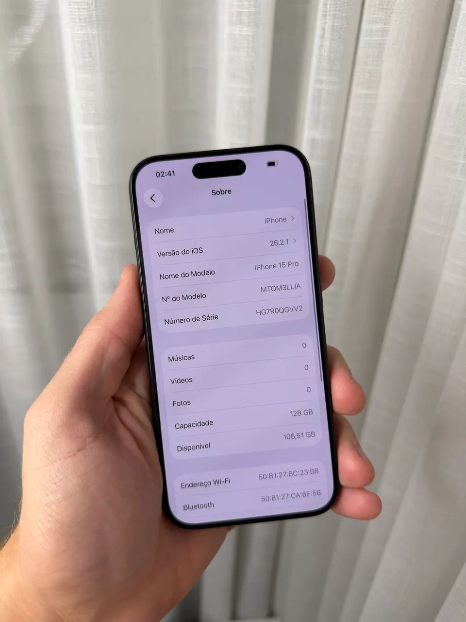 iPhone 15 pro 128GB Preto - Seminovo - Foto 5