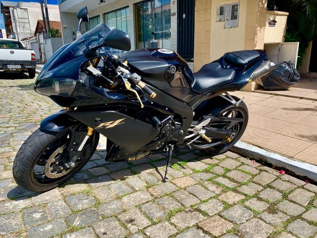 Yamaha R1 2008 preta Série Ouro Perfeita/ Yamaha R1/Yamaha R1 - Foto 4