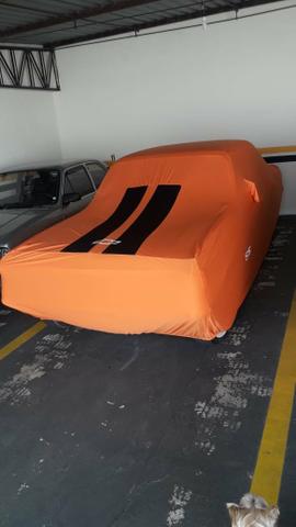 Opala ss de plaqueta original laranja boreal placa preta - Foto 19