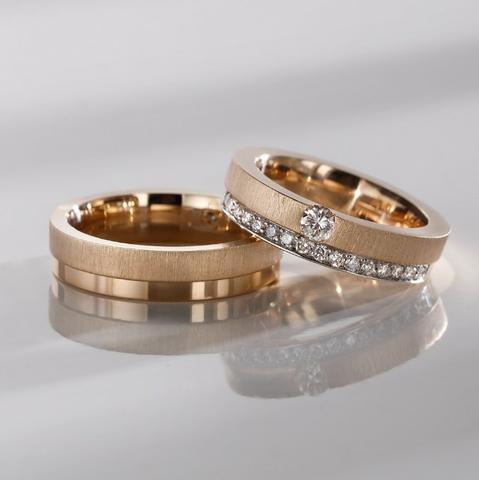 Par de Alianças - Ouro 18k
