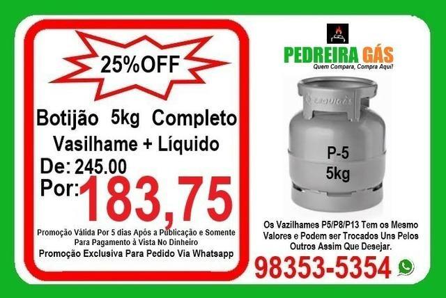 Botijão Completo Promoção Ligue Já * Entregamos em toda Belem - Foto 5
