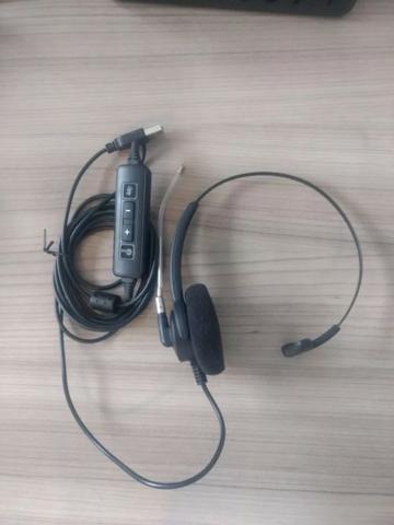 Headset Usb Voip Htu-310 Top Use Tubo De Voz Flexível